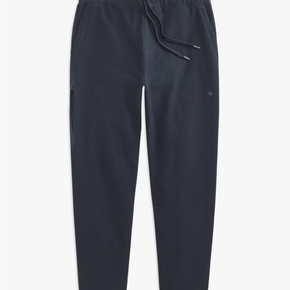 Mack Weldon Navy Ace Sweatpants Joggers Size S Total Eclipse Blue